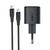 Адаптер мережевий ACEFAST PD mini GaN USB-C fast charger set A118 (P5) |1USB-C, 30W/3A| black