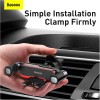 Тримач Baseus Lateral Gravity Car Mount black