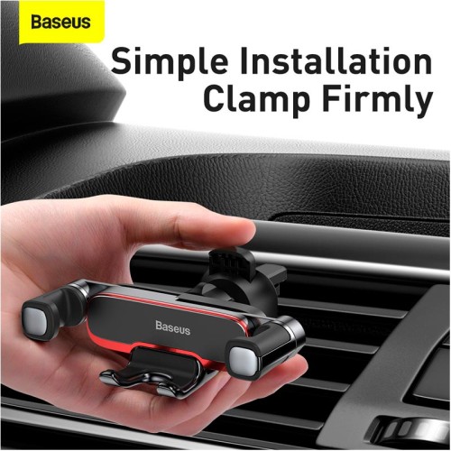 Тримач Baseus Lateral Gravity Car Mount black