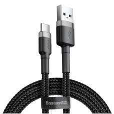 Кабель Type-c BASEUS cafule |3A, 1M| ( CATKLF-B91) black