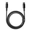 Кабель BASEUS Type-C to Type-C Tungsten Gold Fast Charging |2m, 100W, 5A| (CATWJ-A01) black