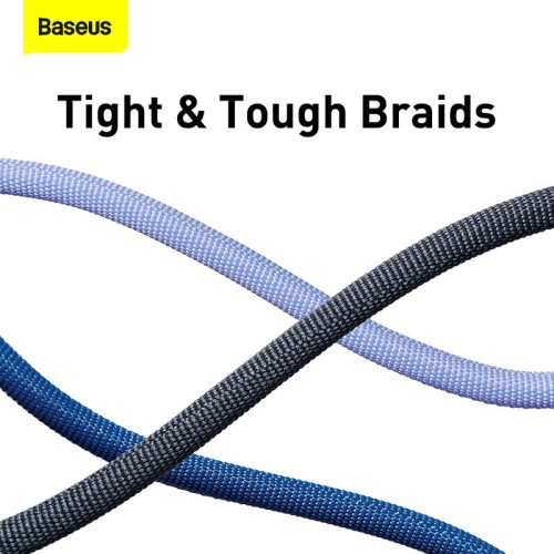 Кабель Baseus Type-C to Type-C Crystal Shine Series Fast Charging Data Cable |2m, 100W| black