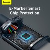 Кабель Baseus Type-C to Type-C Crystal Shine Series Fast Charging Data Cable |2m, 100W| black