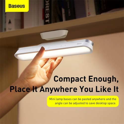Універсальна лампа Baseus Magnetic Stepless Dimming Charging Desk Lamp Pro |5W, 1800mAh, 24h| (DGXC-02) white