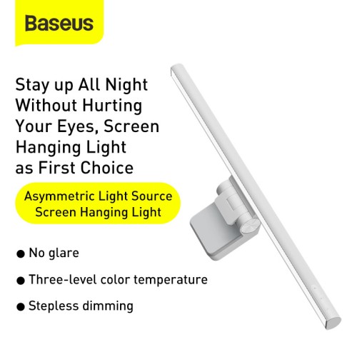 Десктоп-лампа скрінбар BASEUS i-wok Series USB Asymmetric Light source Screen Hanging Light (Youth) (DGIWK-B02) black