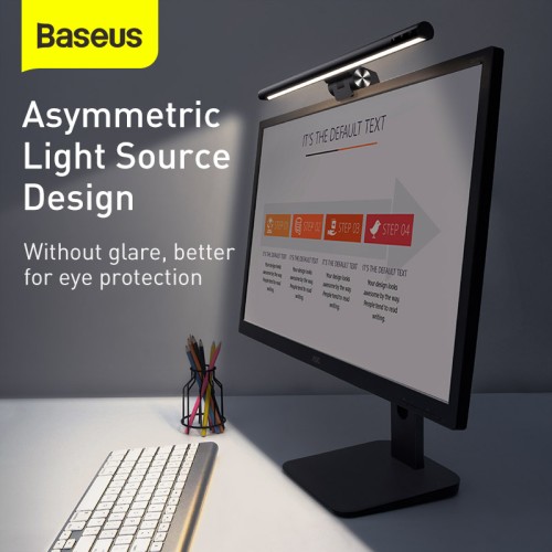 Десктоп-лампа скрінбар BASEUS i-wok Series USB Asymmetric Light source Screen Hanging Light (Youth) (DGIWK-B02) black