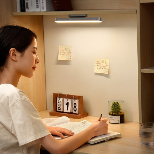 Універсальна лампа BASEUS Magnetic Stepless Dimming Charging Desk Lamp |4.5W, 1800mAh, 4-24h|  (DGXC-C0G) grey