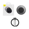 Зарядка Qi Baseus Simple 2 Wireless Charger 15W Cluster Black (Cable Type-C To Type-C 24W 12V/2A 1m) black