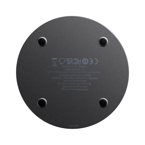 Зарядка Qi Baseus Simple 2 Wireless Charger 15W Cluster Black (Cable Type-C To Type-C 24W 12V/2A 1m) black