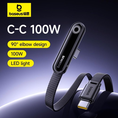 Кабель Baseus MVP 3 Fast Charging Cable USB-C to USB-C |100W, 1m| black