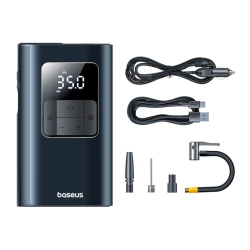 Портативний компресор для автомобіля  Baseus PrimeTrip Series Portable Bike Pump |20000r/min, 75W| black