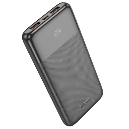 УМБ HOCO Fast fully compatible power bank with digital display J121 10000mAh)1C/2A, 22.5W/3A, PD/QC| black