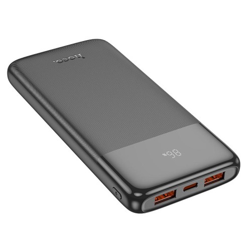 УМБ HOCO Fast fully compatible power bank with digital display J121 10000mAh)1C/2A, 22.5W/3A, PD/QC| black