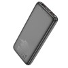 УМБ HOCO Fast fully compatible power bank with digital display J121 10000mAh)1C/2A, 22.5W/3A, PD/QC| black