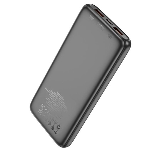 УМБ HOCO Fast fully compatible power bank with digital display J121 10000mAh)1C/2A, 22.5W/3A, PD/QC| black