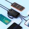 УМБ HOCO Jingyao power bank dual lighting four cables J173 (20000mAh) |2C/2A, PD/QC, 22.5W/3A| black