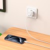 Адаптер мережевий HOCO Charm single port QC charger C145A |1USB, 3A, QC3.0| white