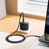 Адаптер мережевий HOCO Upgrade charger C158A |1USB/1Type-C, 45W/3A, PD/QC| black
