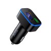 Адаптер автомобільний HOCO Barry dual port digital display car charger Z63B |1USB/1Type-C, 48W/3A, PD/QC| black