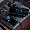 Адаптер автомобільний HOCO Barry dual port digital display car charger Z63B |1USB/1Type-C, 48W/3A, PD/QC| black