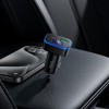 Адаптер автомобільний HOCO Barry dual port digital display car charger Z63B |1USB/1Type-C, 48W/3A, PD/QC| black