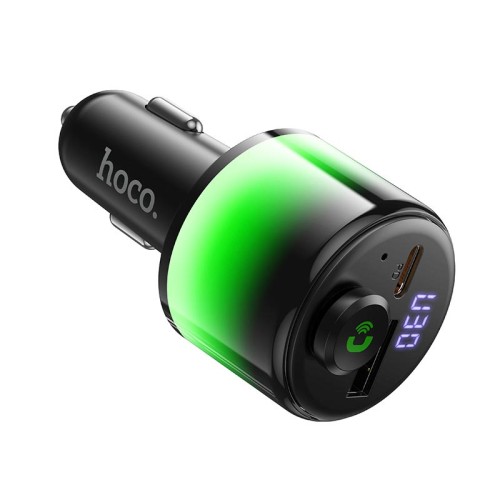 Адаптер автомобільний HOCO Path 42W car BT FM transmitter E166 |BT6.0, 1A/1C, PD30W| black