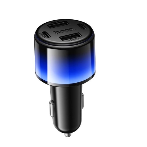 Адаптер автомобільний HOCO Vivido 24W car charger Z69 |2C/2A, 12W|/2.4A| black