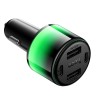 Адаптер автомобільний HOCO Vivido 24W car charger Z69 |2C/2A, 12W|/2.4A| black