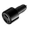Адаптер автомобільний HOCO Vivido 24W car charger Z69 |2C/2A, 12W|/2.4A| black