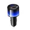 Адаптер автомобільний HOCO Vivido PD37W car charger with digital display Z69A |2C/1A, PD25W/3A| black