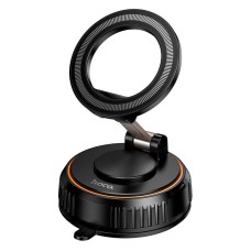 Тримач HOCO Journey magnetic car holder with suction cup H105 (multi-scene)  |4.5-7"| black-orange