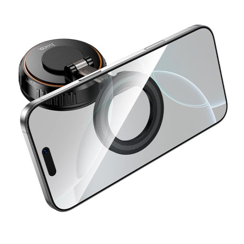 Тримач HOCO Journey magnetic car holder with suction cup H105 (multi-scene)  |4.5-7"| black-orange