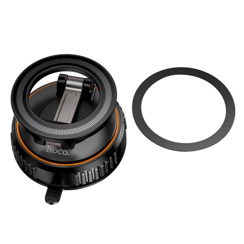 Тримач HOCO Journey magnetic car holder with suction cup H105 (multi-scene)  |4.5-7"| black-orange
