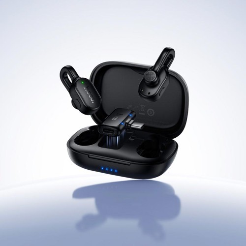 Мікрофон HOCO Ice hidden wireless microphone Type-C L27 |ENC, 70/400mAh, 65dB, 5-6h| black