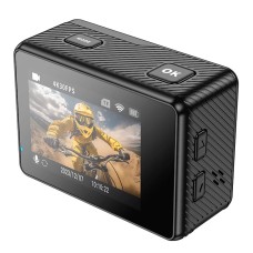 Спорт Камера HOCO  dual color screen sports camera DV101 |4k, 120fps, wifi| black
