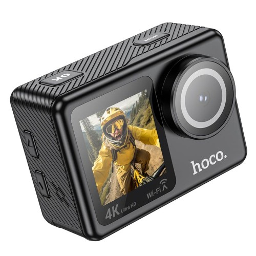 Спорт Камера HOCO  dual color screen sports camera DV101 |4k, 120fps, wifi| black