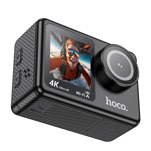 Спорт Камера HOCO  dual color screen sports camera DV101 |4k, 120fps, wifi| black