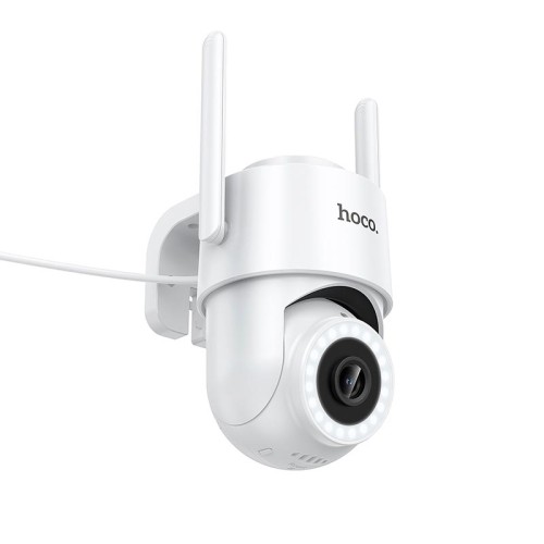 Камера відеоспостереження HOCO outdoor monocular PTZ HD camera D10 |2.4Ghz, 2MP, IP65, App) white