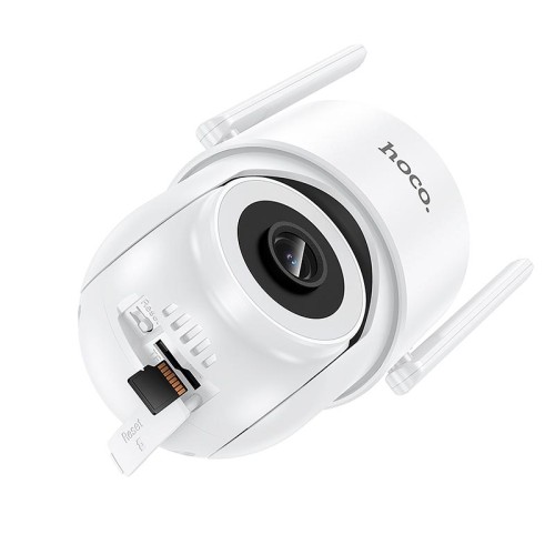 Камера відеоспостереження HOCO outdoor monocular PTZ HD camera D10 |2.4Ghz, 2MP, IP65, App) white