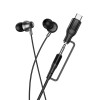 Навушники сетевой HOCO Mia 2-in-1 3.5/Type-C universal digital earphones with microphone M119A black