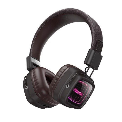 Навушники сетевой HOCO W72 Earl Ⅲ abyss mirror BT headphones |BT6.0/AUX, 25h| black