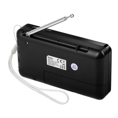 Портативний радіоприймач HOCO Portable radio HI50 |AM/FM, USB/TF/BT5.3, 5W| black