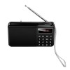 Портативний радіоприймач HOCO Portable radio HI50 |AM/FM, USB/TF/BT5.3, 5W| black