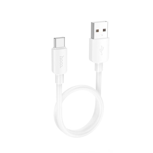 Кабель HOCO Type-C Hyper charging data cable X96 |0.25M, 27W/3A| white