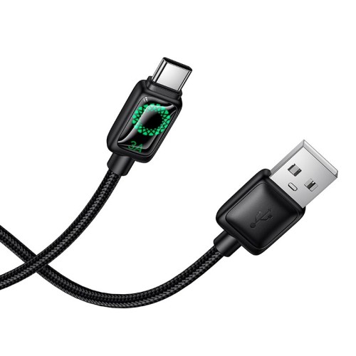 Кабель HOCO Type-C Mundo charging data cable U146 |1.2m, 3A, 36W| black