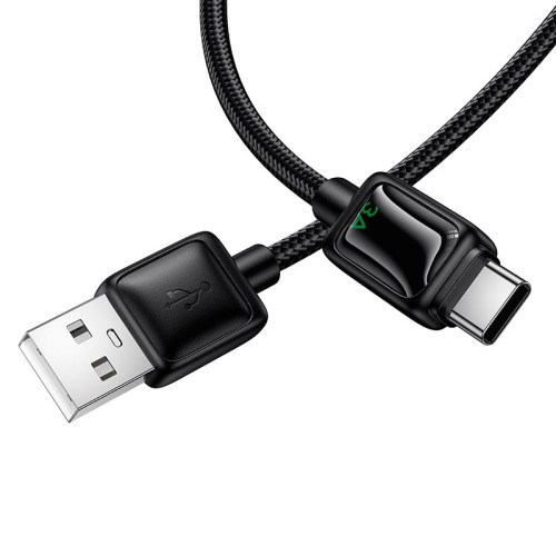 Кабель HOCO Type-C Mundo charging data cable U146 |1.2m, 3A, 36W| black