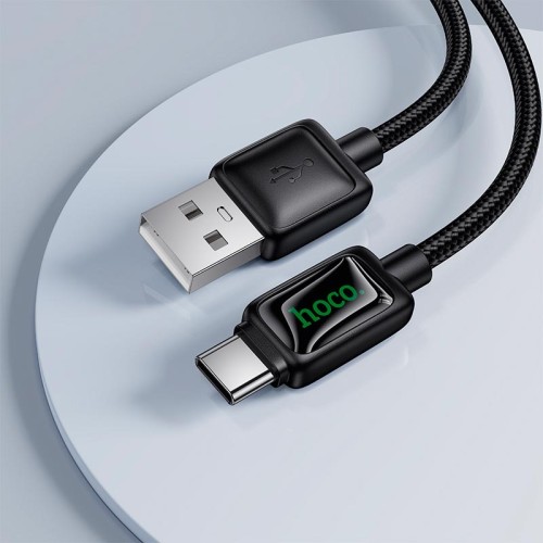 Кабель HOCO Type-C Mundo charging data cable U146 |1.2m, 3A, 36W| black