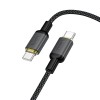 Кабель HOCO C to C Benefit charging data cable X128 |1m, 60W| black