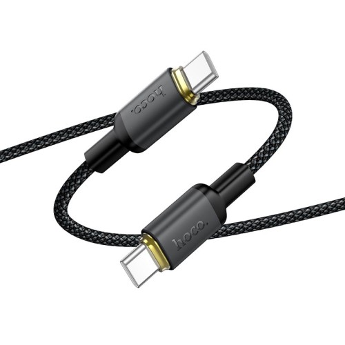 Кабель HOCO C to C Benefit charging data cable X128 |1m, 60W| black