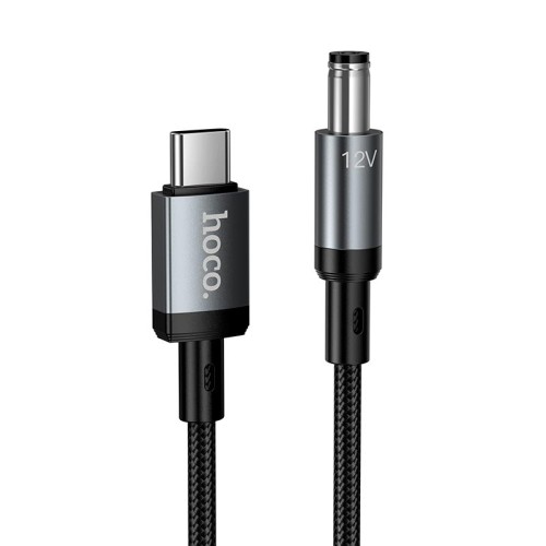 Кабель HOCO X129 Advantage charging cable Type-C to DC5.5 |1m, 12V/1A| black